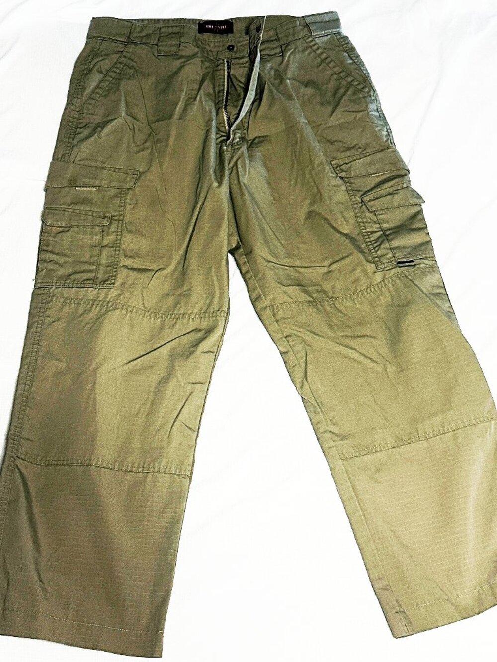 Tru-Spec Tactical Cargo Pants Men' Size 36 Khaki Ripstop Military Outdoor